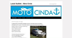 Desktop Screenshot of motocinda.cz